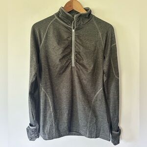 Kirkland Signature 1/4 Zip Gray Pullover, Activewear, Size M